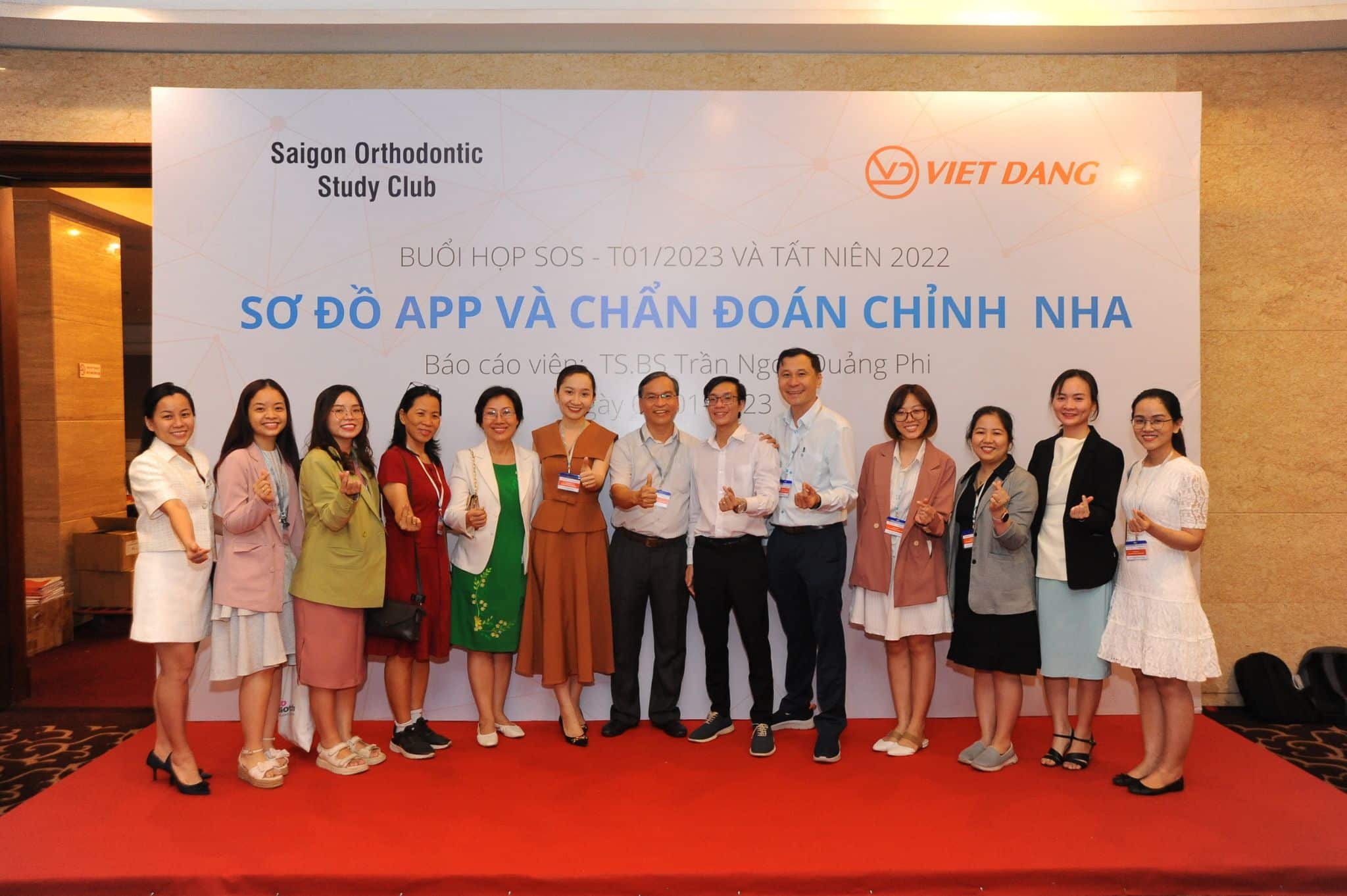Việt Hùng Group – Nhà tài trợ sản phẩm trong chương trình của Câu Lạc Bộ Saigon Orthodontic Study Club tổ chức