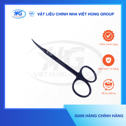 Kéo cắt chỉ màu đen TC - PMC cong đầu