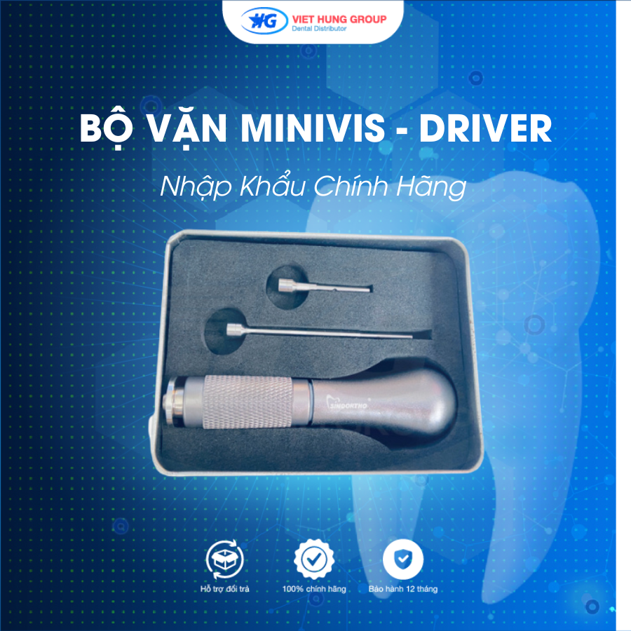 Bộ vặn driver - minivis chỉnh nha chính hãng SINO ORTHO