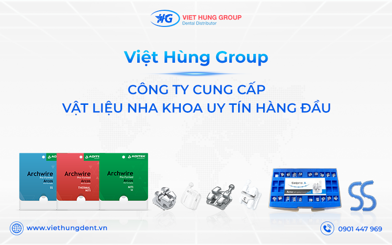 Việt Hùng Group cung cấp vật liệu nha khoa uy tín