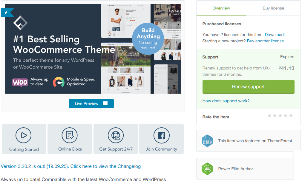 themeforest-Version 3.20.2